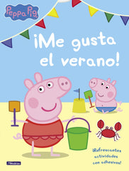 Peppa Pig. Cuaderno de actividades - ¡Me gusta el verano!: Refrescantes actividades con adhesivos