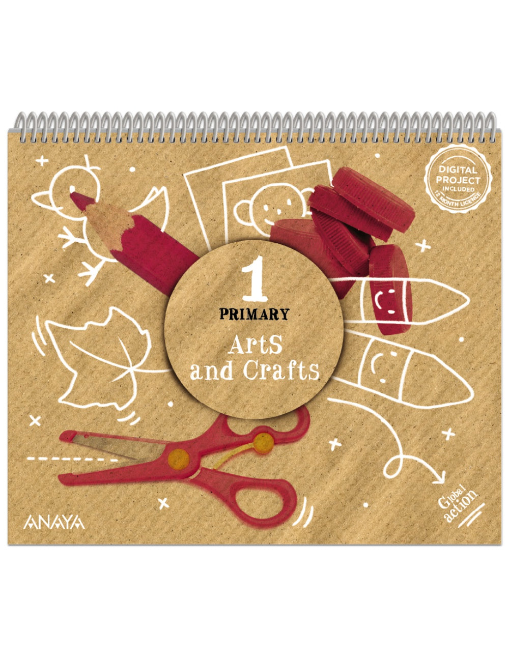 Arts and Crafts 1. Pupil Book (1º Primaria) Global Action | Oviedo Melgares, Ana Teresa | 9788414313152 (ANAYA TEXTO)
