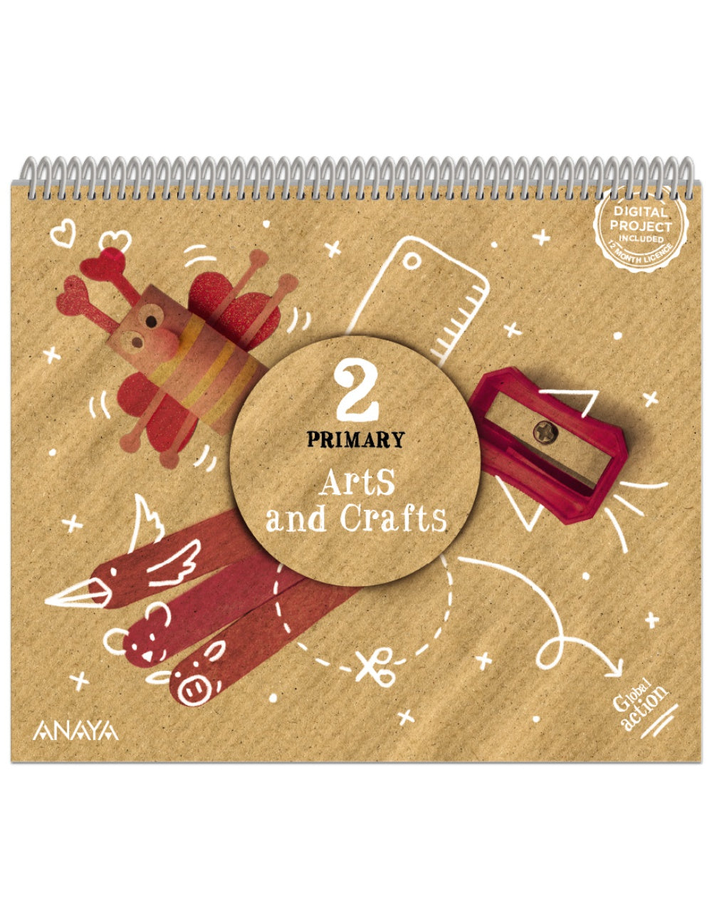 Arts and Crafts 2. Pupil Book (2º Primaria) Global Action | Oviedo Melgares, Ana Teresa | 9788414313190 (ANAYA TEXTO) Imagen principal del producto