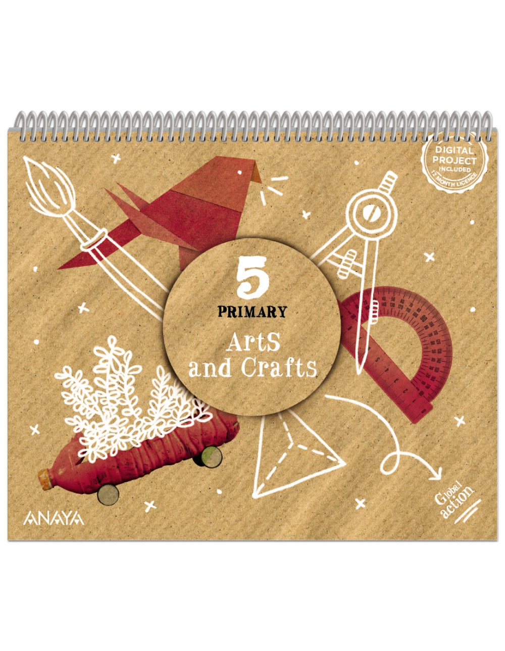 Arts and Crafts 5. Pupil Book (5º Primaria) Global Action | Varios autores | 9788414313275 (ANAYA TEXTO) Imagen principal del producto