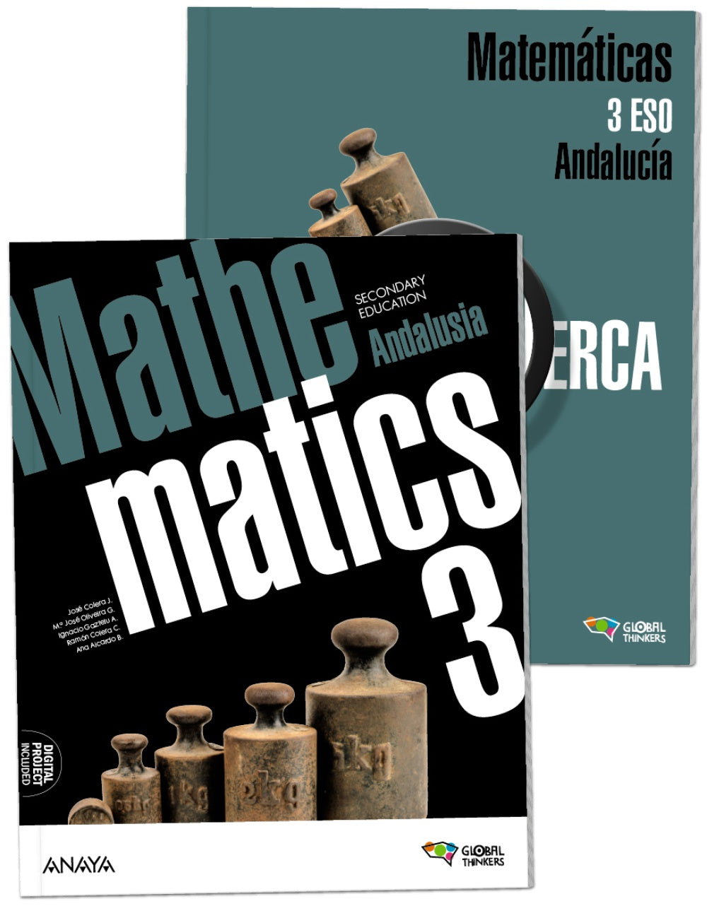 Mathematics 3 + De cerca (3º ESO) Global Thinkers | Varios autores | 9788414313763 (ANAYA TEXTO)