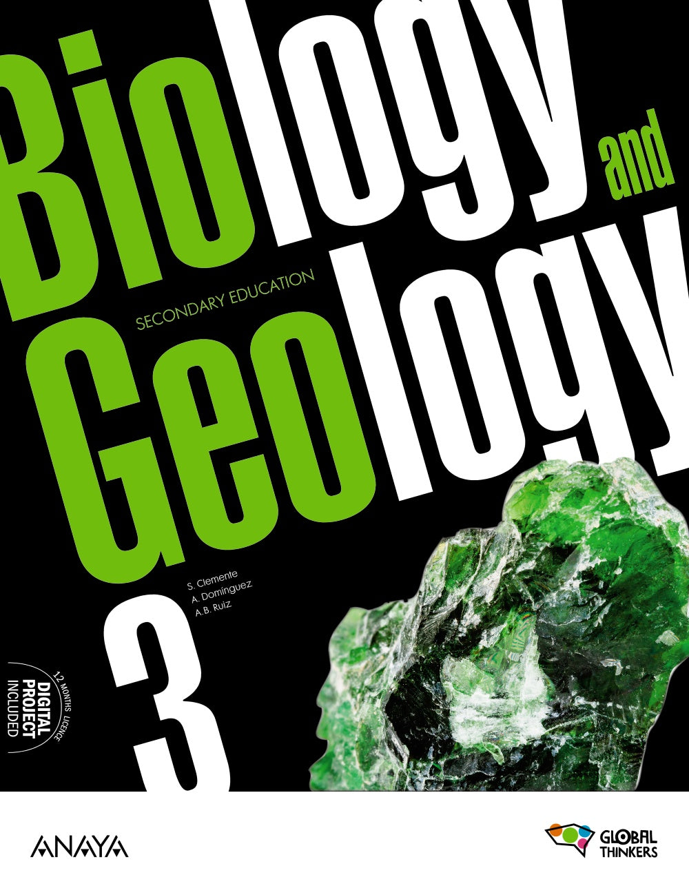 Biology and Geology 3. Student's Book (3º ESO) Global Thinkers | Varios autores | 9788414313855 (ANAYA TEXTO)