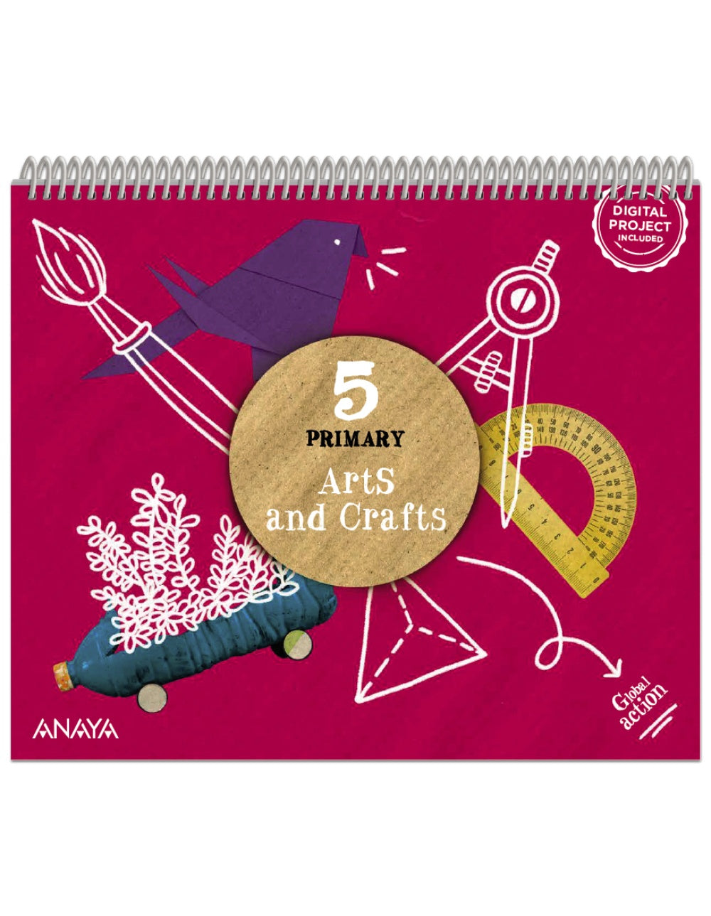 Arts and Crafts 5. Pupil Book (5º Primaria) Global Action | Varios autores | 9788414316405 (ANAYA TEXTO) Imagen principal del producto