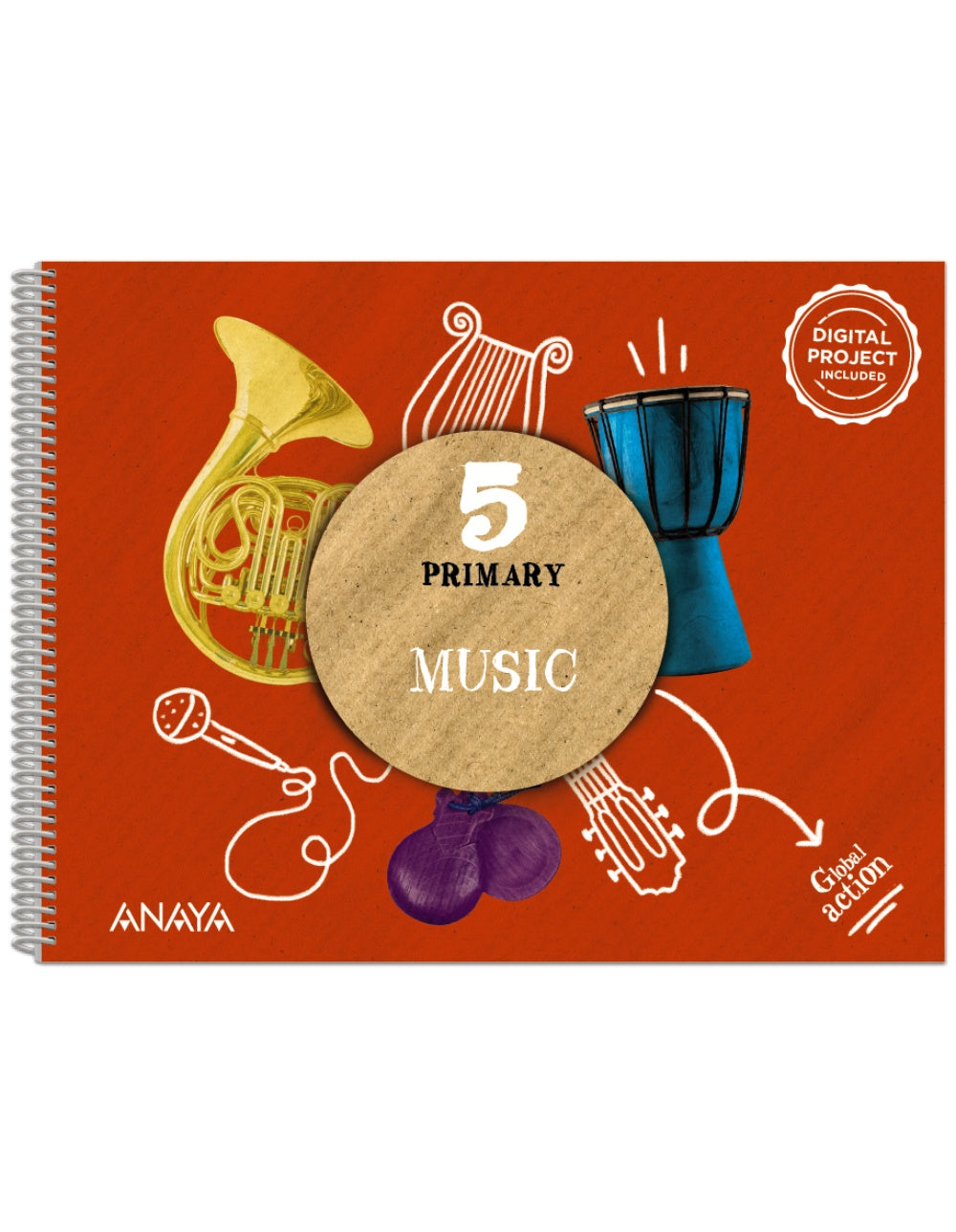 Music 5. Pupil's Book (5º Primaria) Global Action | Varios autores | 9788414316689 (ANAYA TEXTO) Imagen principal del producto