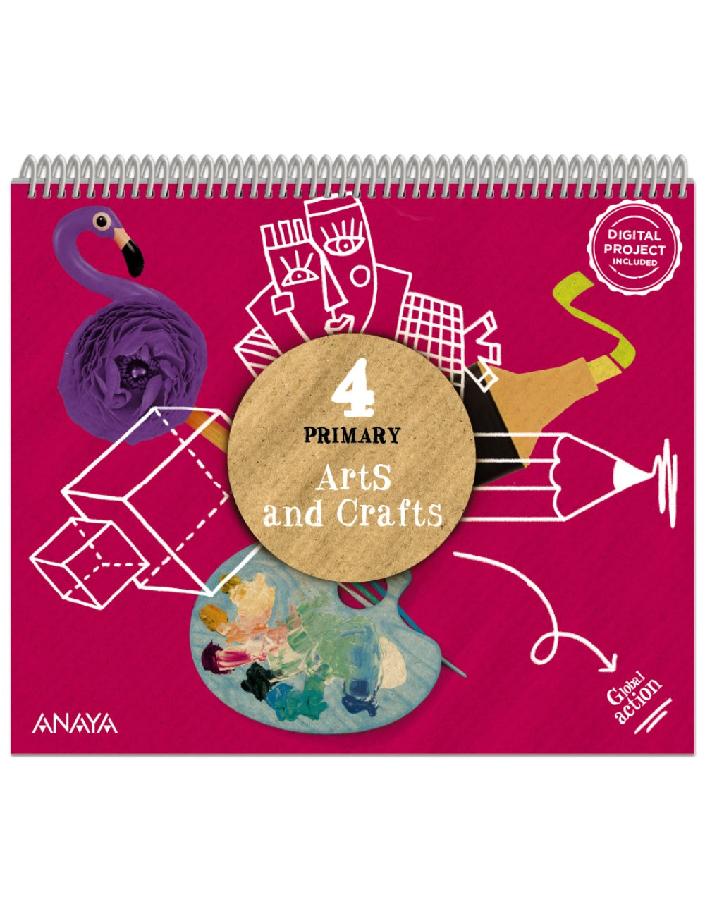 Arts and Crafts 4. Pupil Book (4º Primaria) Global Action | Varios autores | 9788414330906 (ANAYA TEXTO)