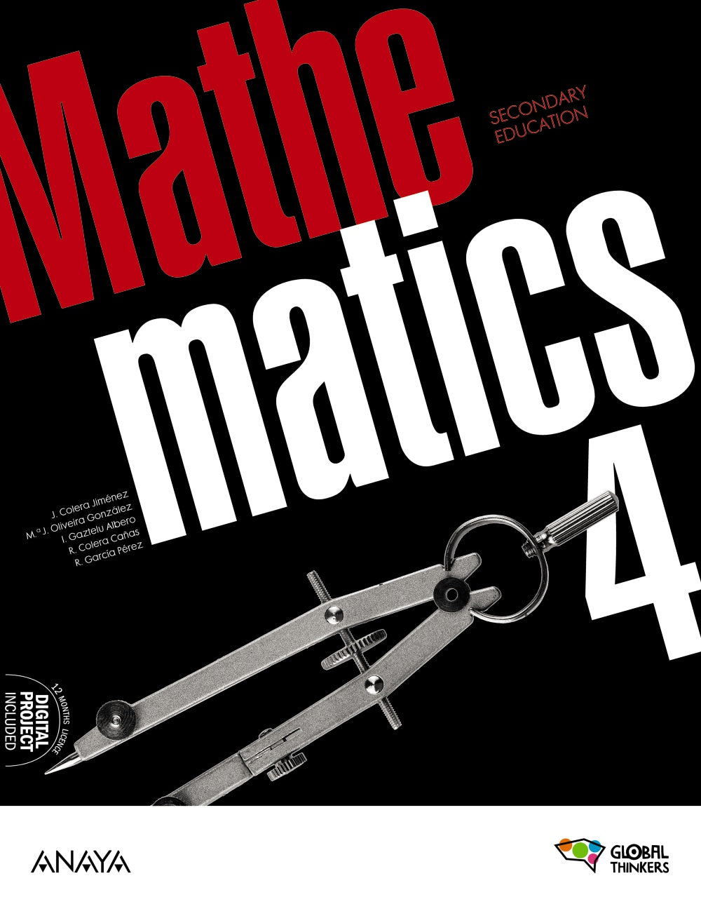 Mathematics 4. Student's Book (4º ESO) Global Thinkers | Varios autores | 9788414331262 (ANAYA TEXTO)