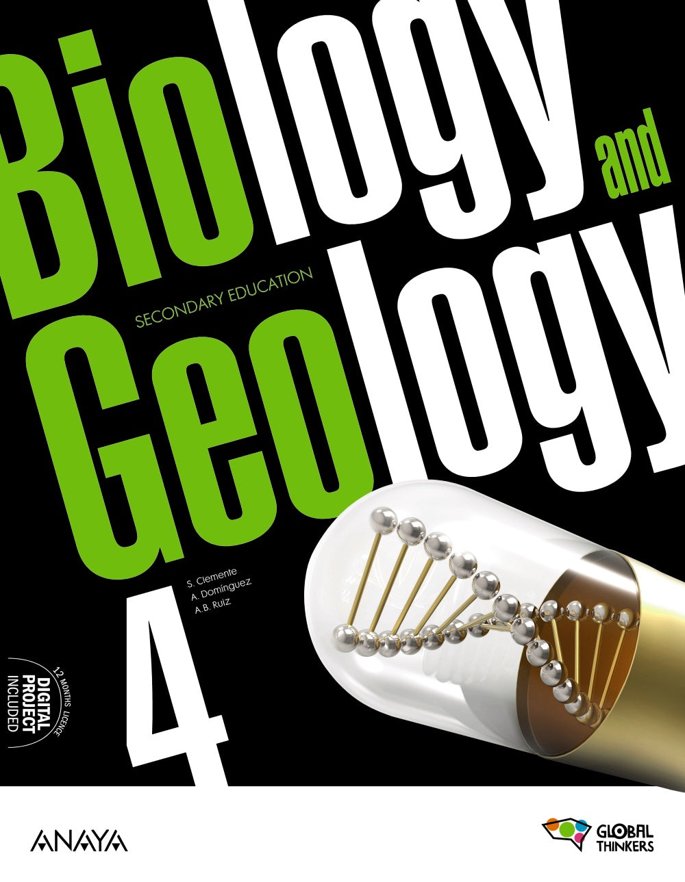 Biology and Geology 4. Student's Book (4º ESO) Global Thinkers | Varios autores | 9788414331422 (ANAYA TEXTO)