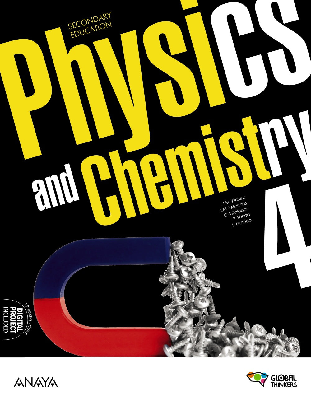 Physics and Chemistry 4. Student's Book (4º ESO) Global Thinkers | Varios autores | 9788414331569 (ANAYA TEXTO) Imagen principal del producto