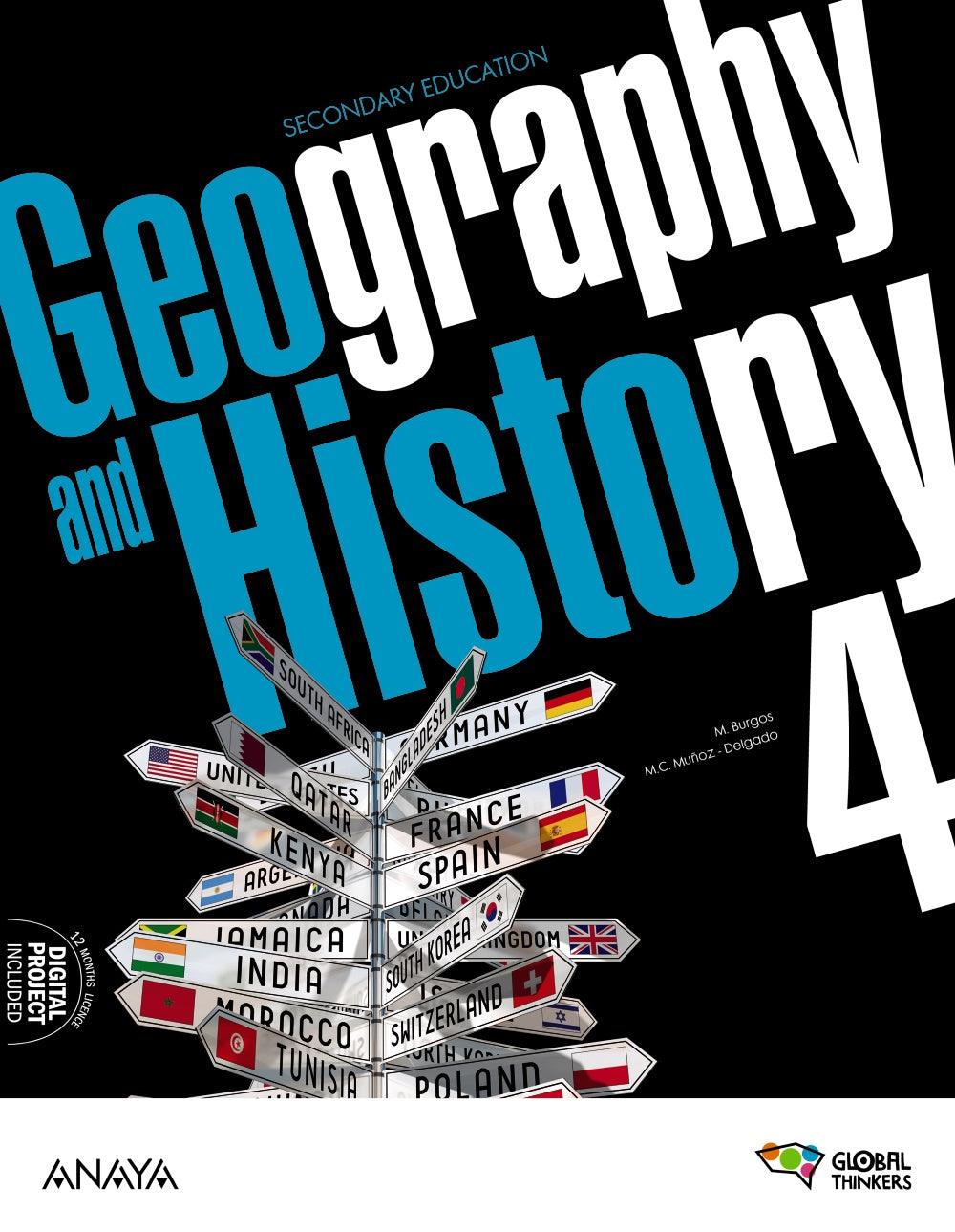 Geography and History 4. Student's Book (4º ESO) Global Thinkers | Varios autores | 9788414331767 (ANAYA TEXTO) Imagen principal del producto