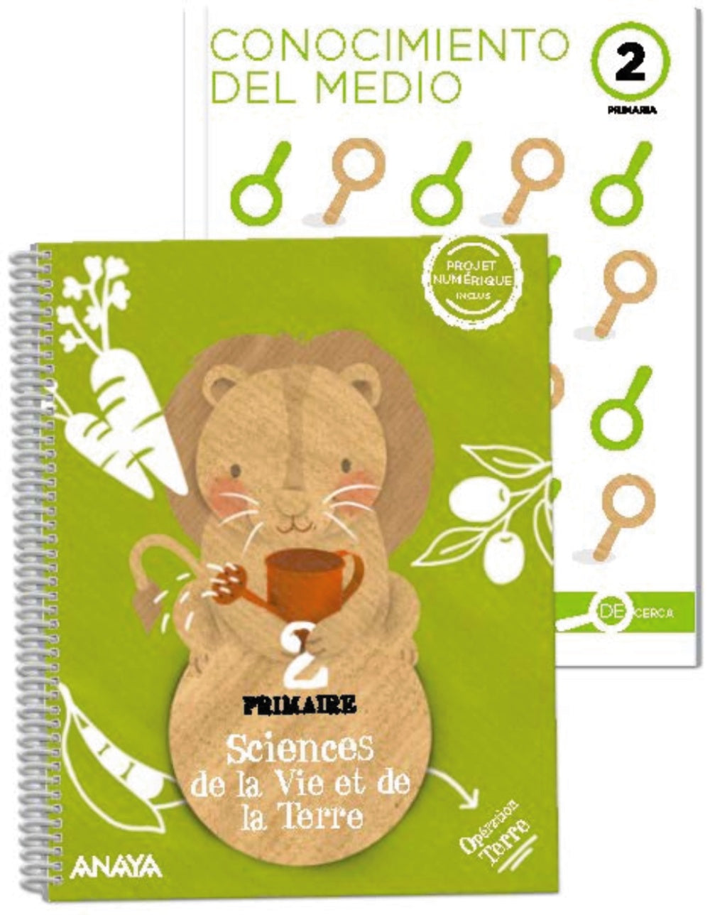 Sciences de la Vie et de la Terre 2. Livre de l'élève + De cerca (2º Primaria) Opération Terre | Varios autores | 9788467804768 (ANAYA TEXTO) Imagen principal del producto