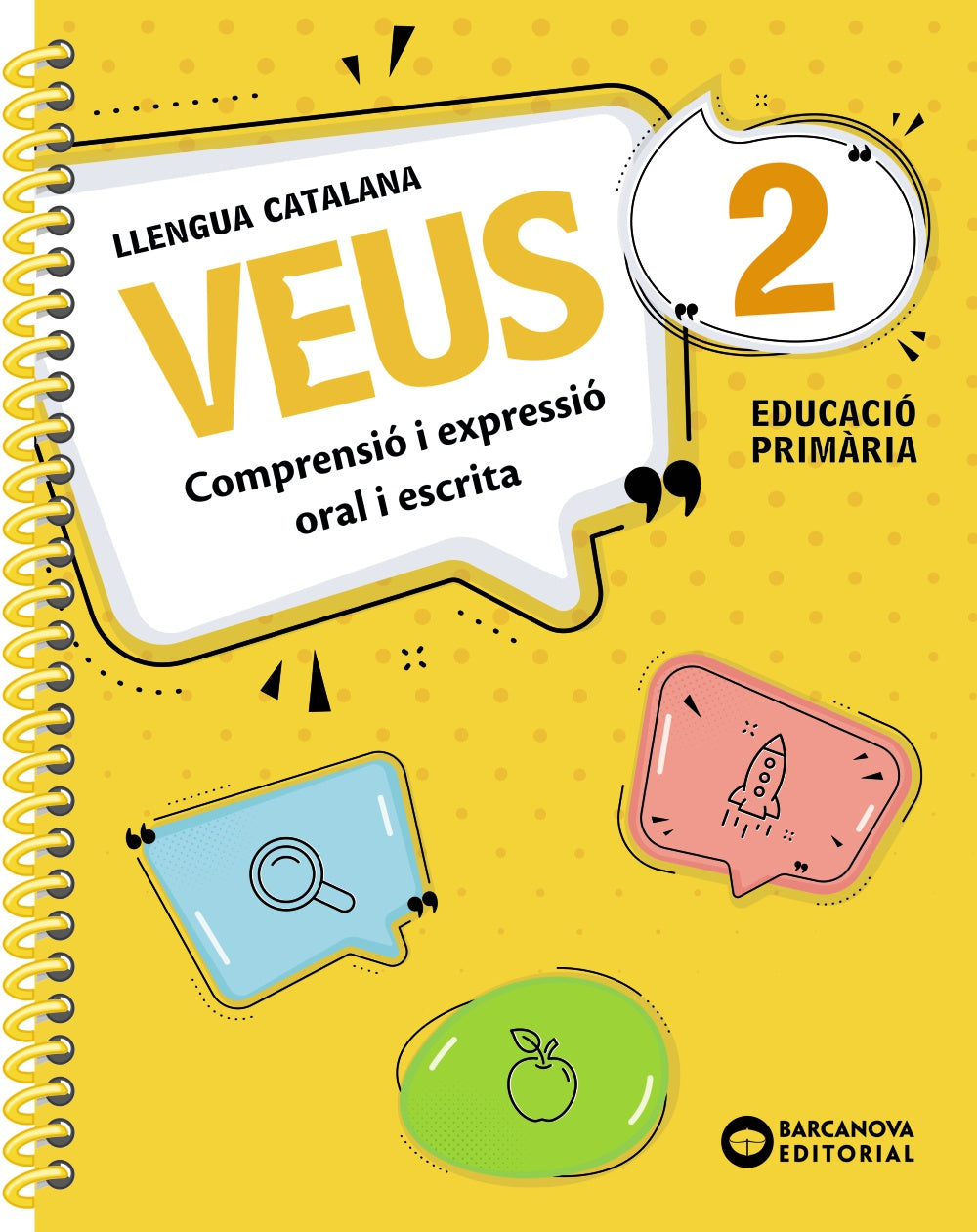 Veus 2. Llengua catalana: Comprensió i espressió oral i escrita