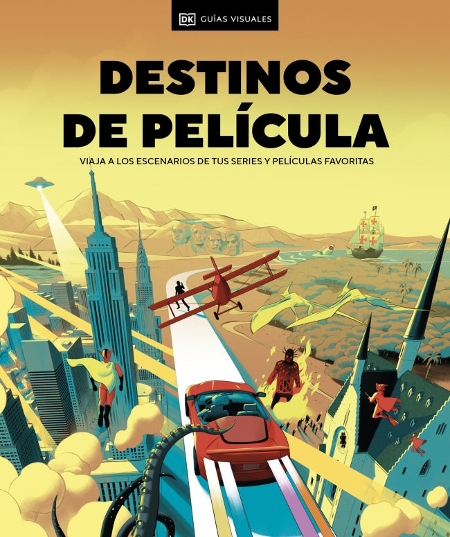 Destinos de película (Guías Visuales. Viajes para regalar): Viaja a los escencarios de tus series y películas favoritas