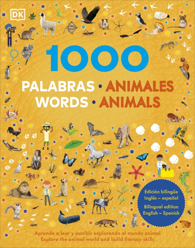 1000 palabras: Animales / 1000 Words: Animals: Aprende vocabulario en inglés y español Imagen principal del producto