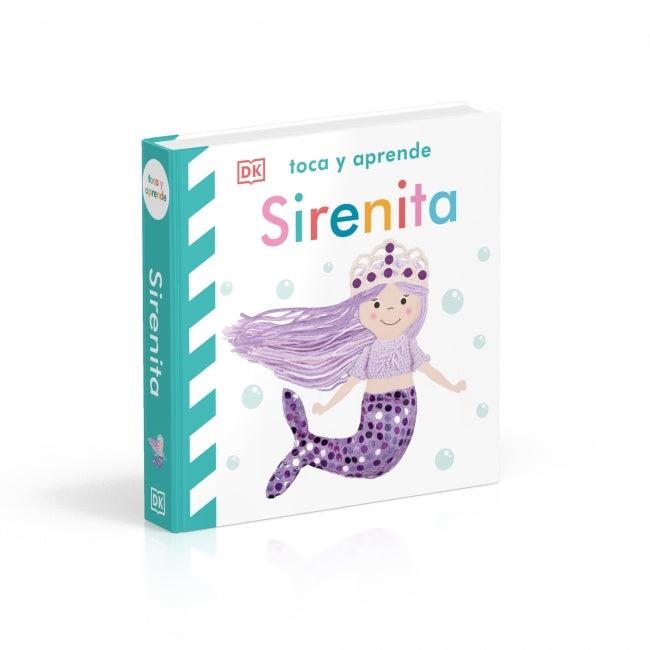 Toca y aprende - Sirenita: Libro con texturas