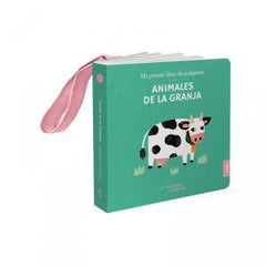 Libro colgador cuna, animales de granja