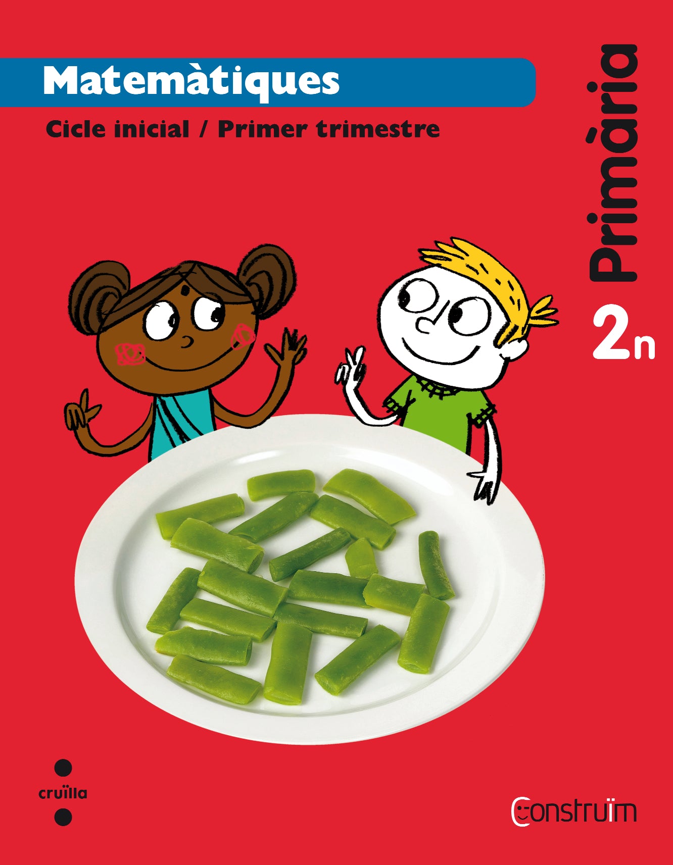 Matemàtiques. 2 Primària. Construïm. Trimestres. Aa. Vv. (CRUÏLLA) 9788466137881 Imagen principal del producto