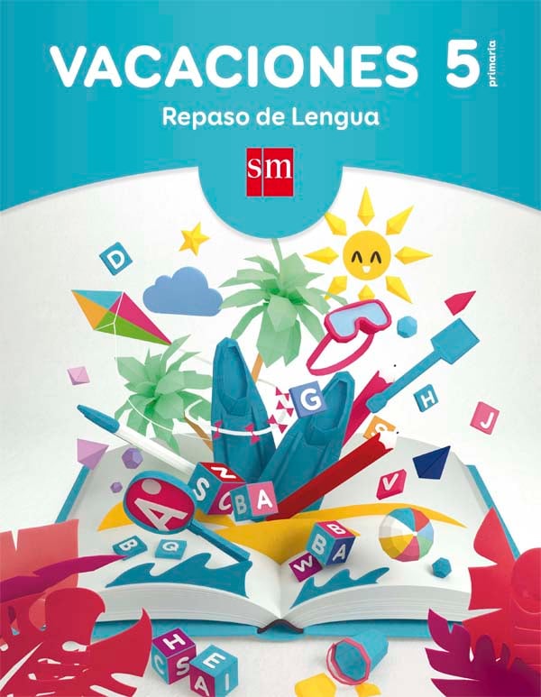 Vacaciones: repaso de Lengua. 5 Educación Primaria. Aa. Vv. (EDICIONES SM) 9788467593266