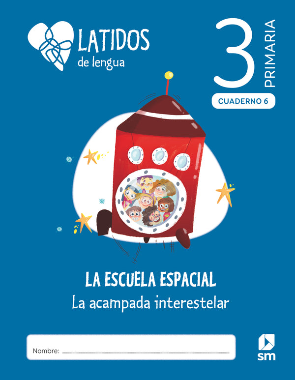 Lengua. 3 Primaria. Latidos. Cuadernos 1-6. Aa. Vv. (EDICIONES SM) 9788413920719 Imagen principal del producto