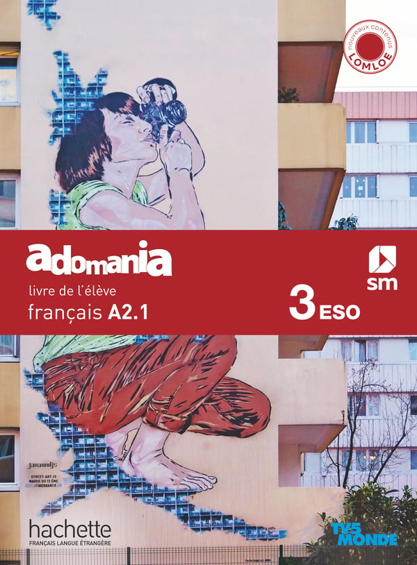 Francés. 3 Secundaria. Adomanía. Aa. Vv. (EDICIONES SM) 9788413926261