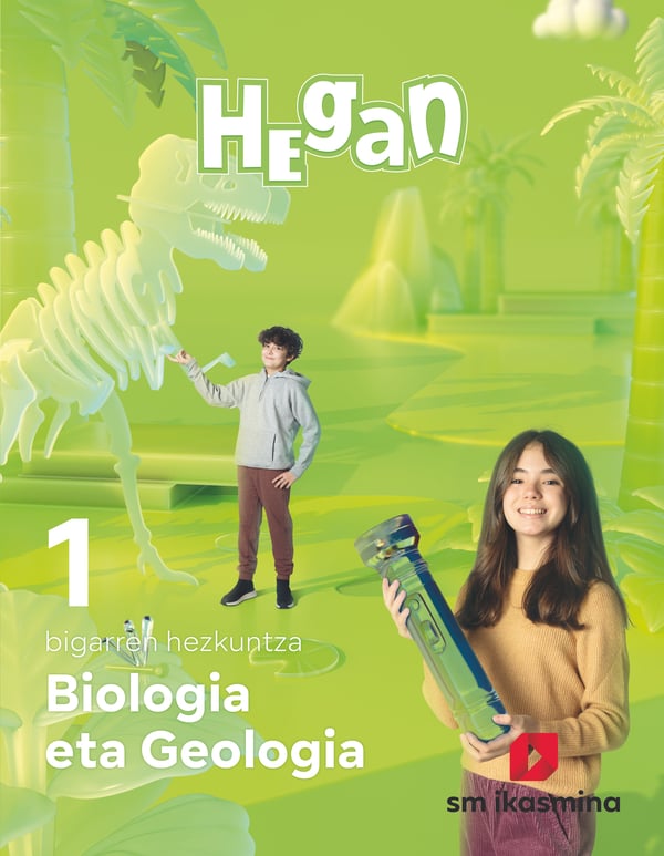 Biologia eta Geologia. 1 DBH. Hegan. Batzuk (IKASMINA ARGITALETXEA, S.L.) 9788498558821