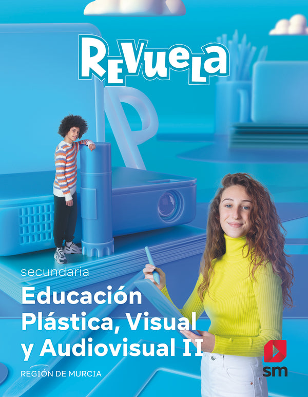 Educación Plástica, Visual y Audiovisual II. Secundaria. Revuela. Región de Murcia. Aa. Vv. (EDICIONES SM) 9788498562347 Imagen principal del producto
