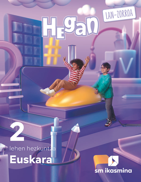 Euskara. Lehen Hezkuntza 2. Hegan. Batzuk (IKASMINA ARGITALETXEA, S.L.) 9788419097392