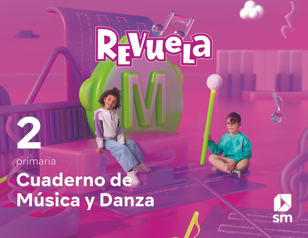 Cuaderno de Música y Danza. 2 Primaria. Revuela. Aa. Vv. (EDICIONES SM) 9788498562392 Imagen principal del producto