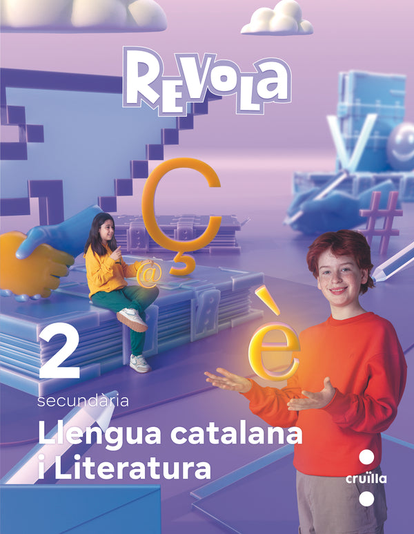 Llengua Catalana i Literatura. 2 Secundaria. Revola. Cruilla. Aa. Vv. (CRUÏLLA) 9788466154789 Imagen principal del producto