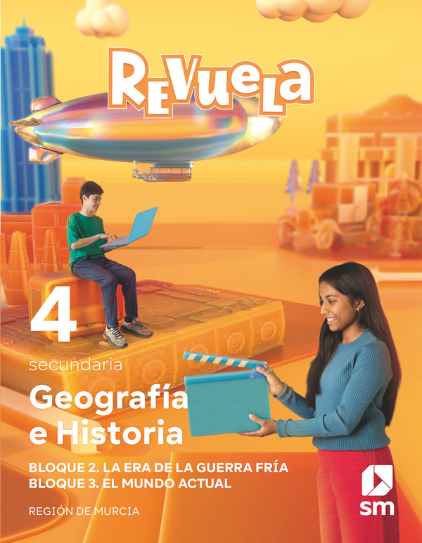 Geografía e Historia. 4 Secundaria. Revuela. Región de Murcia. Aa. Vv. (EDICIONES SM) 9788498561586