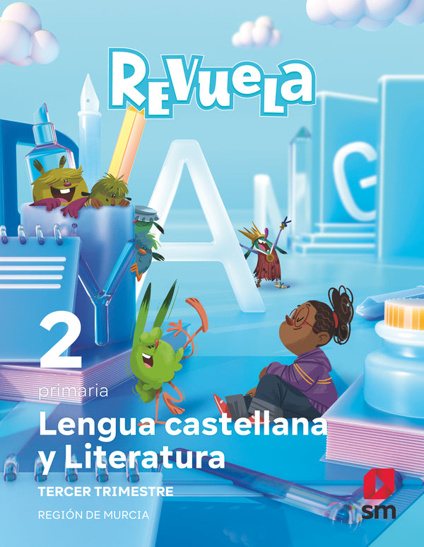 Lengua Castellana y Literatura. 2 Primaria. Trimestres. Revuela. Región de Murcia. Aa. Vv. (EDICIONES SM) 9788411826686 Imagen principal del producto
