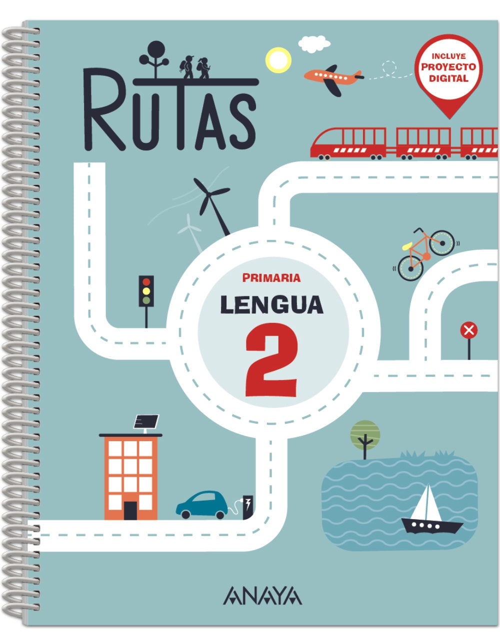 Lengua 2. RUTAS (2º Primaria) RUTAS | Pellicer Iborra, Carmen | 9788469892664 (ANAYA TEXTO) Imagen principal del producto