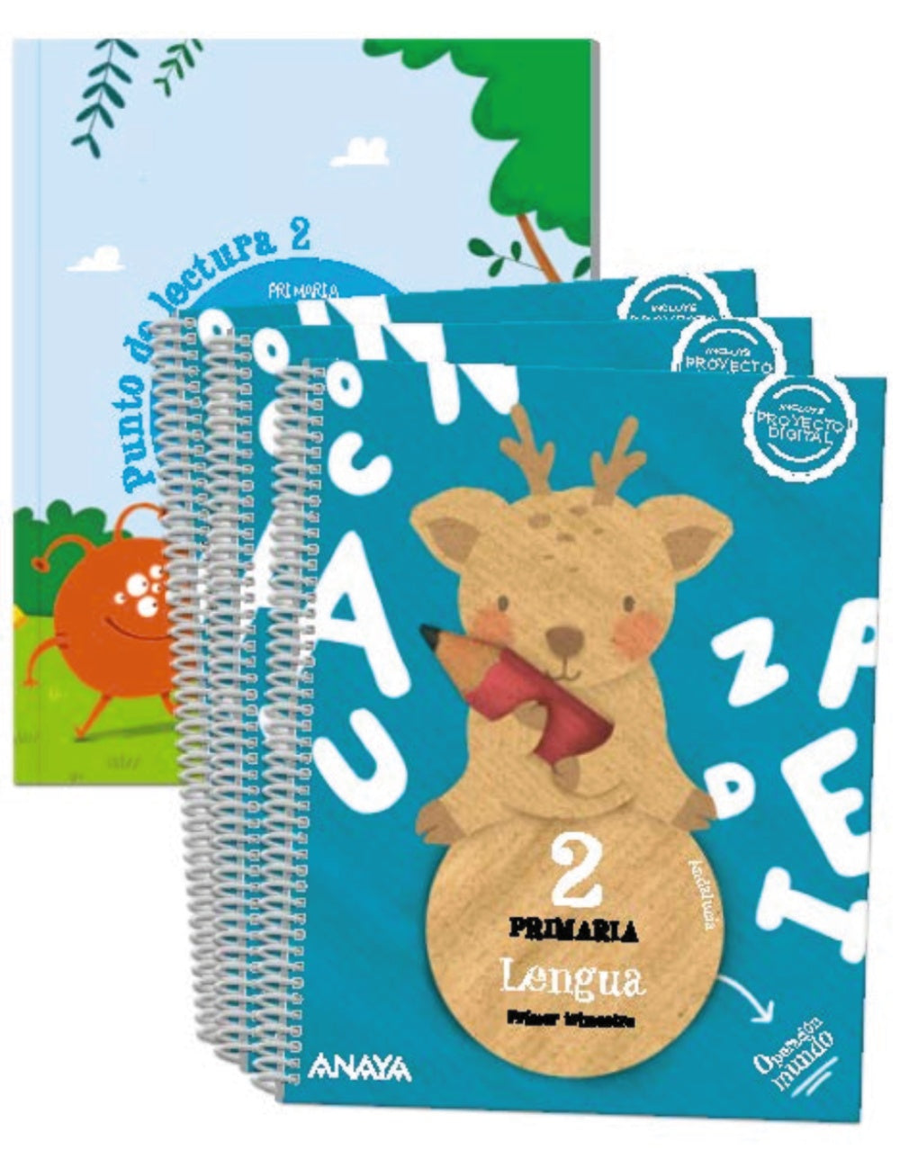 Lengua 2. (Incluye Punto de lectura 2) (2º Primaria) Operación Mundo | Varios autores | 9788469892671 (ANAYA TEXTO) Imagen principal del producto