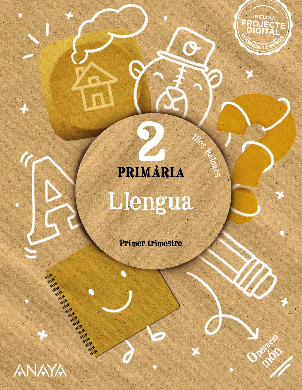 Llengua 2. (2º Primaria) Operació món | Varios autores | 9788469893081 (ANAYA TEXTO) Imagen principal del producto