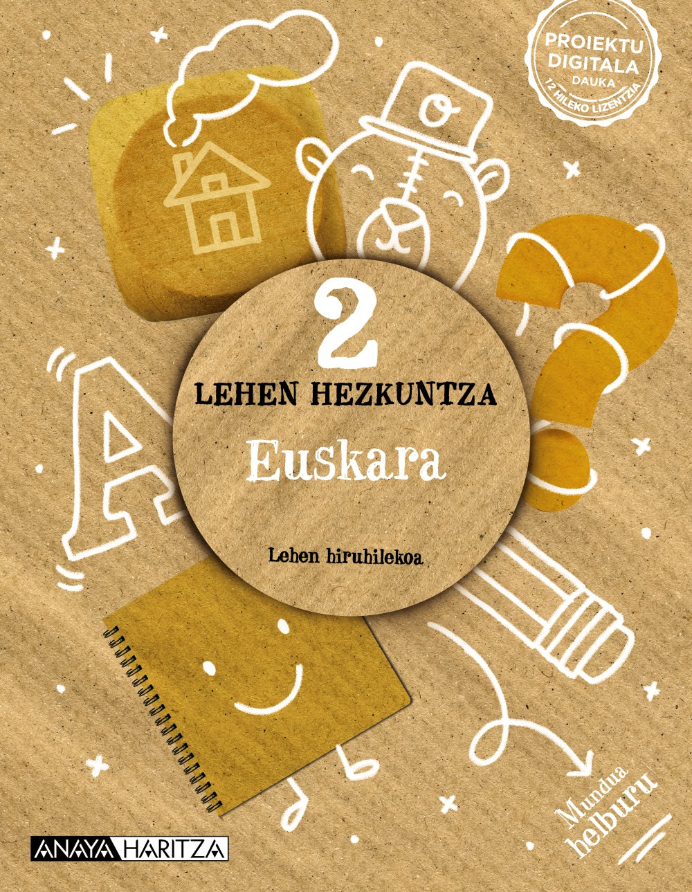 Euskara 2. (2º Primaria) Mundua helburu | Varios autores | 9788469893388 (ANAYA TEXTO) Imagen principal del producto