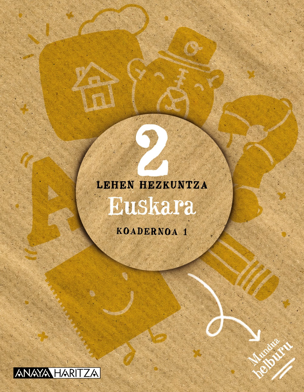 Euskara 2. Koadernoa 1.. Mª Jesús Angoitia Barrenechea (ANAYA EDUCACIÓN) 9788469893418
