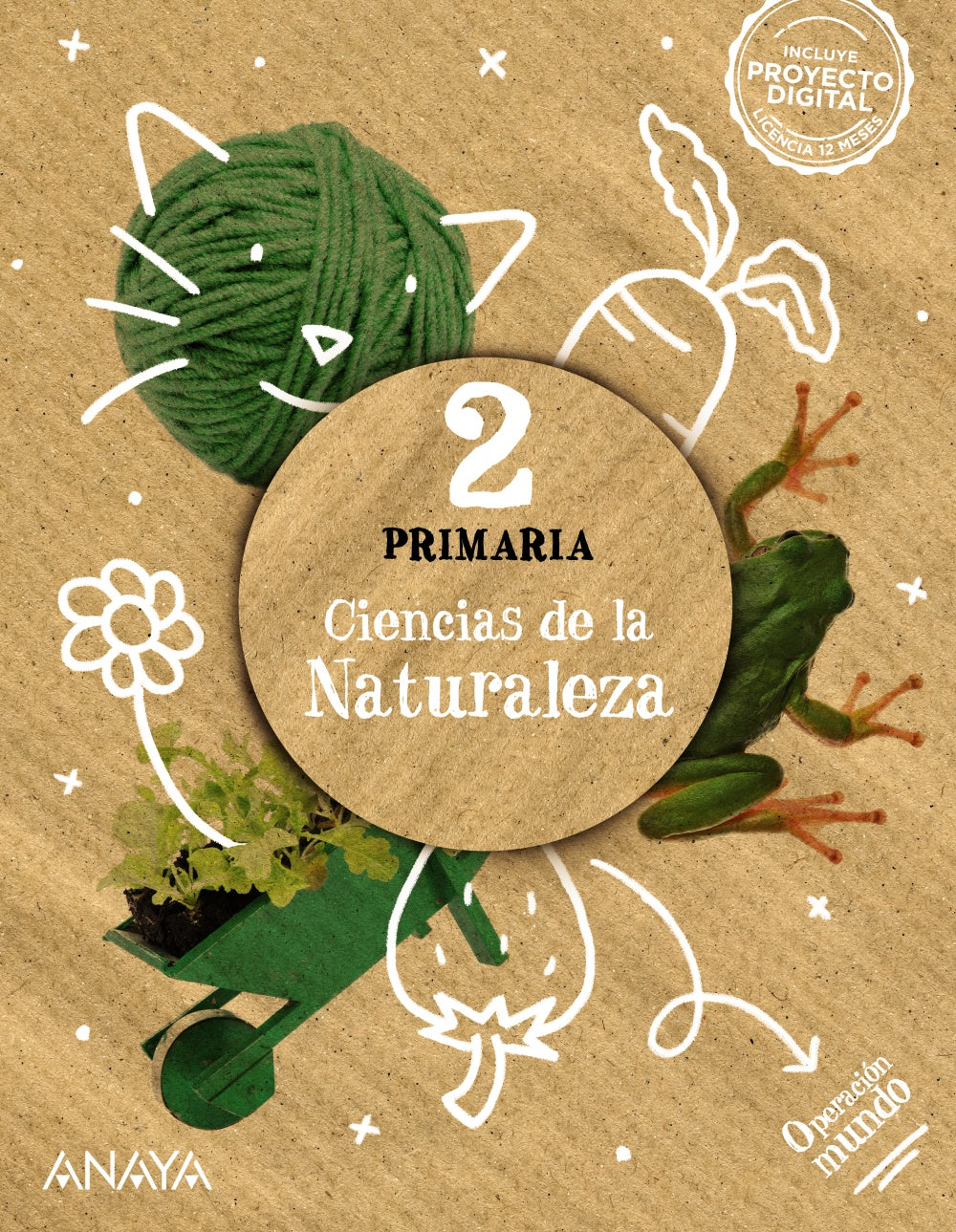 Ciencias de la Naturaleza 2. (2º Primaria) Operación Mundo | Varios autores | 9788469894712 (ANAYA TEXTO) Imagen principal del producto