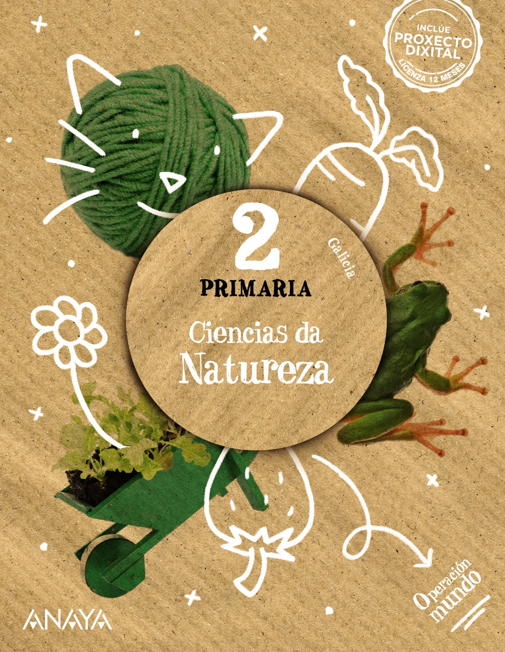 Ciencias da Natureza 2. (2º Primaria) Operación Mundo | Varios autores | 9788469895160 (ANAYA TEXTO)
