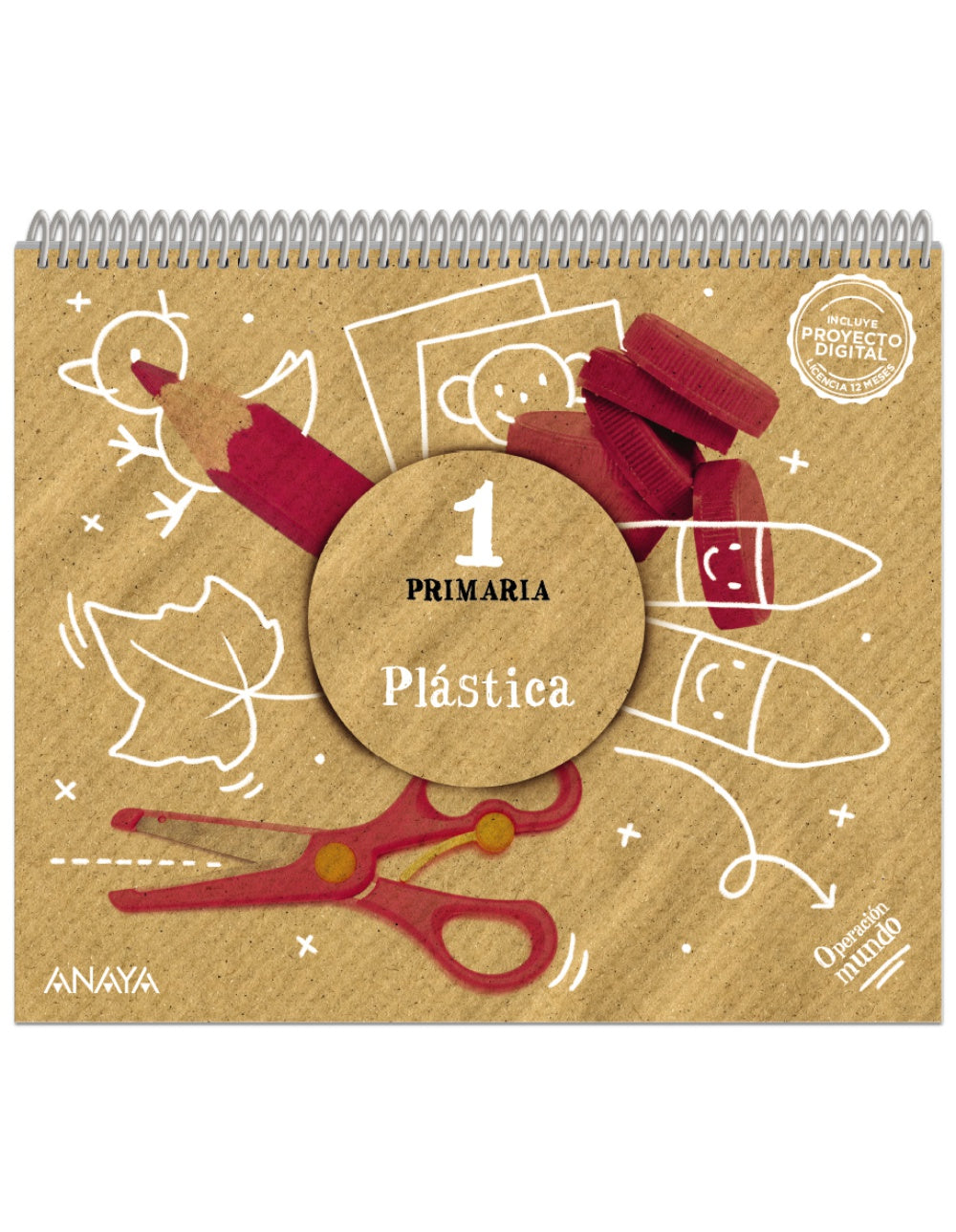 Plástica 1. (1º Primaria) Operación Mundo | Oviedo Melgares, Ana Teresa | 9788469896822 (ANAYA TEXTO)