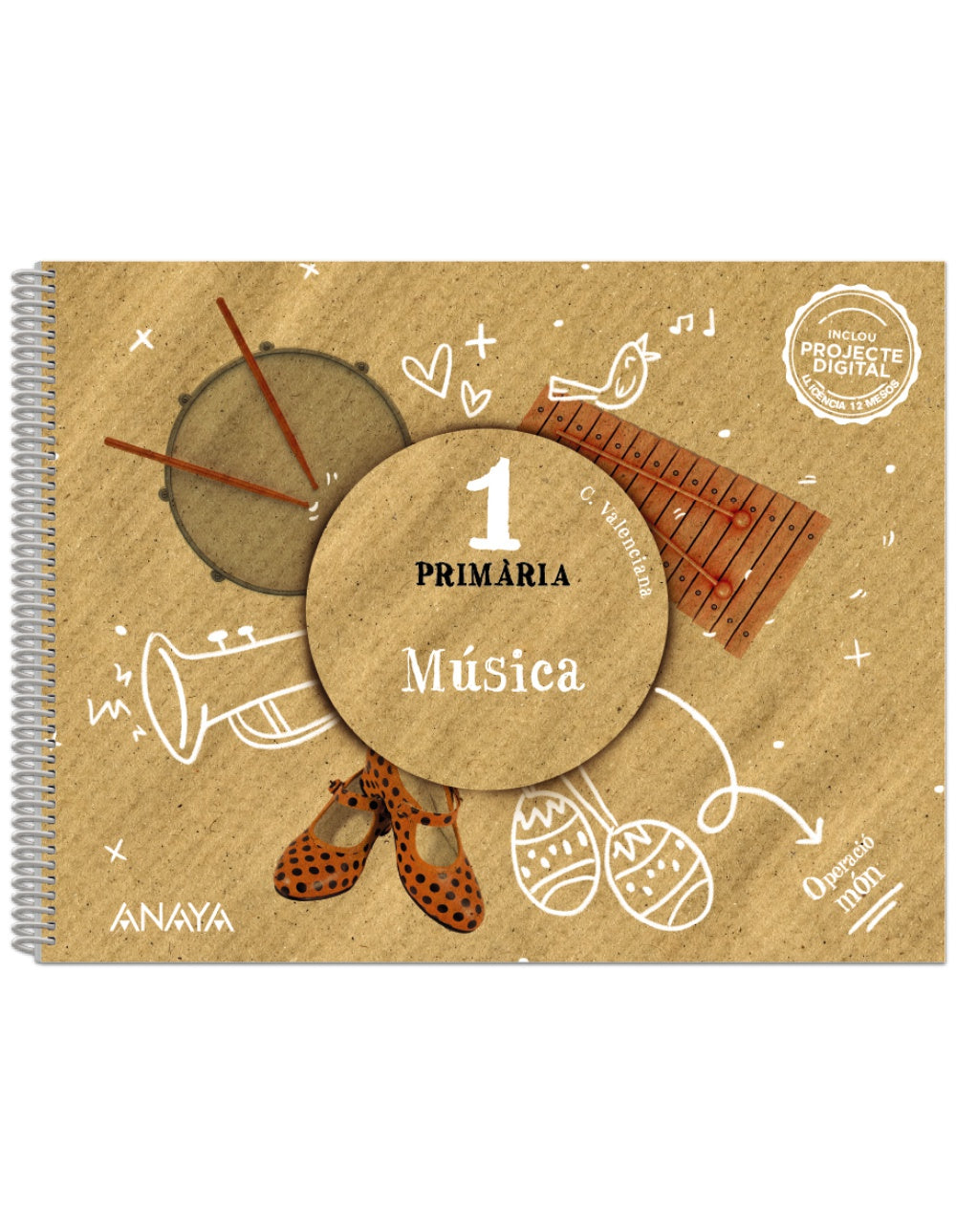 Música 1. (1º Primaria) Operació món | Varios autores | 9788469897027 (ANAYA TEXTO)