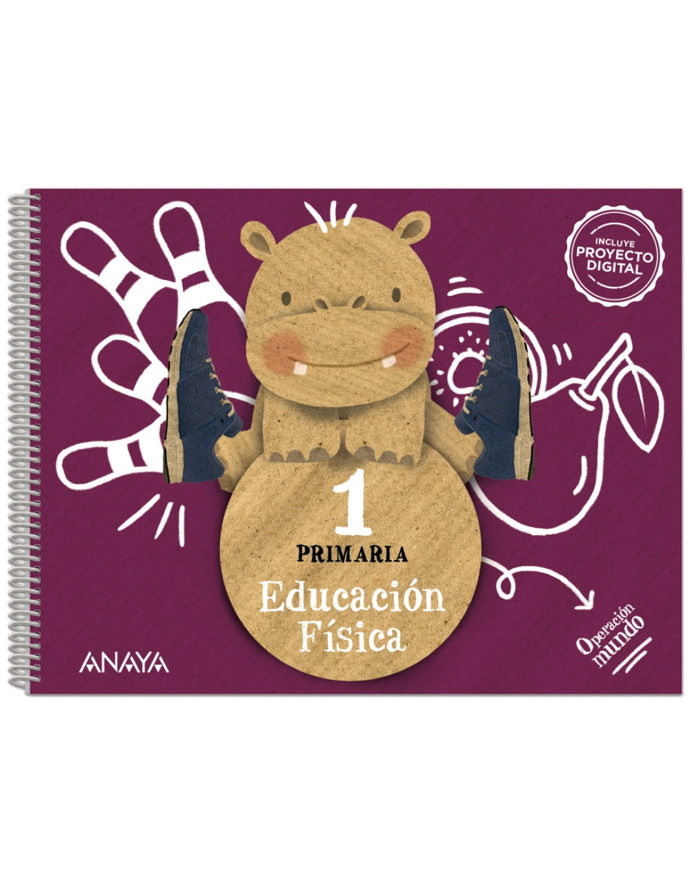 Educación Física 1 (1º Primaria) Operación Mundo | Varios autores | 9788469897522 (ANAYA TEXTO)