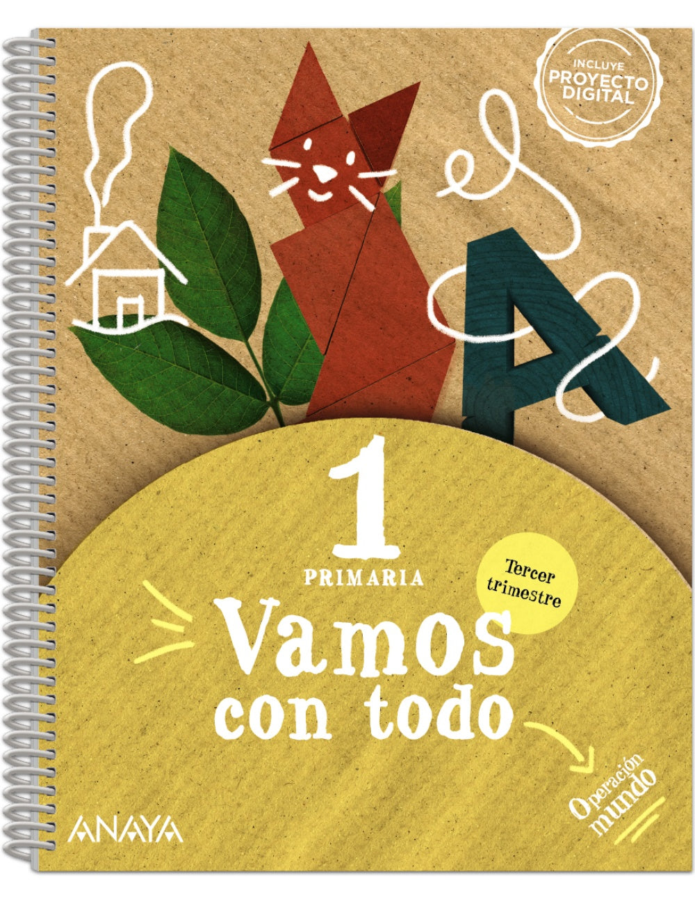 Vamos con todo 1. Tercer trimestre (1º Primaria) Operación Mundo | Varios autores | 9788469897805 (ANAYA TEXTO) Imagen principal del producto