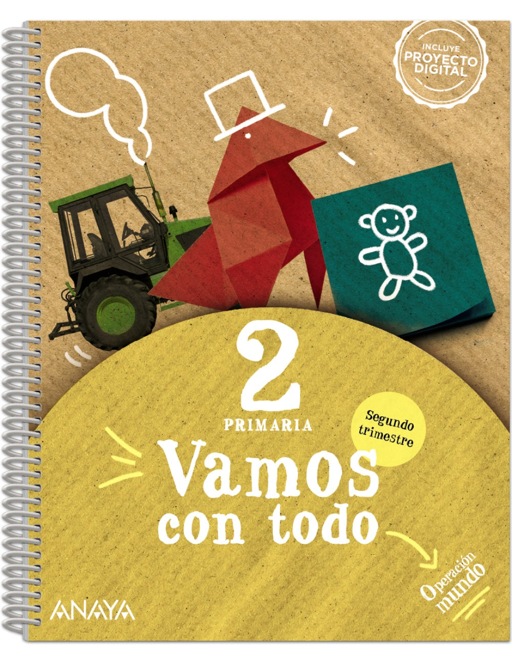 Vamos con todo 2. Segundo trimestre (2º Primaria) Operación Mundo | Varios autores | 9788469897973 (ANAYA TEXTO)