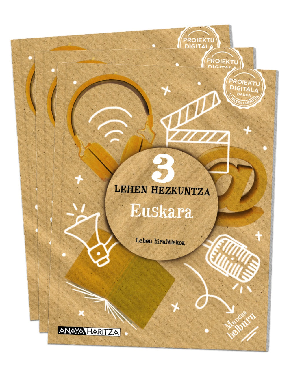 Euskara 3. (3º Primaria) Mundua helburu | Varios autores | 9788469899533 (ANAYA TEXTO) Imagen principal del producto