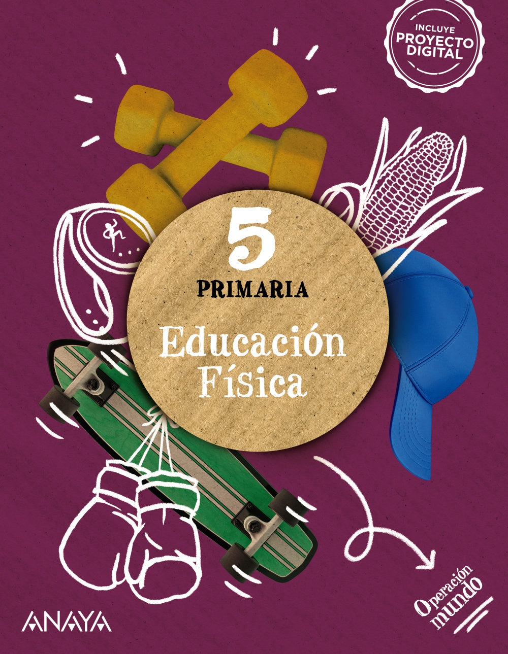 Educación Física 5 (5º Primaria) Operación Mundo | Varios autores | 9788414304716 (ANAYA TEXTO)