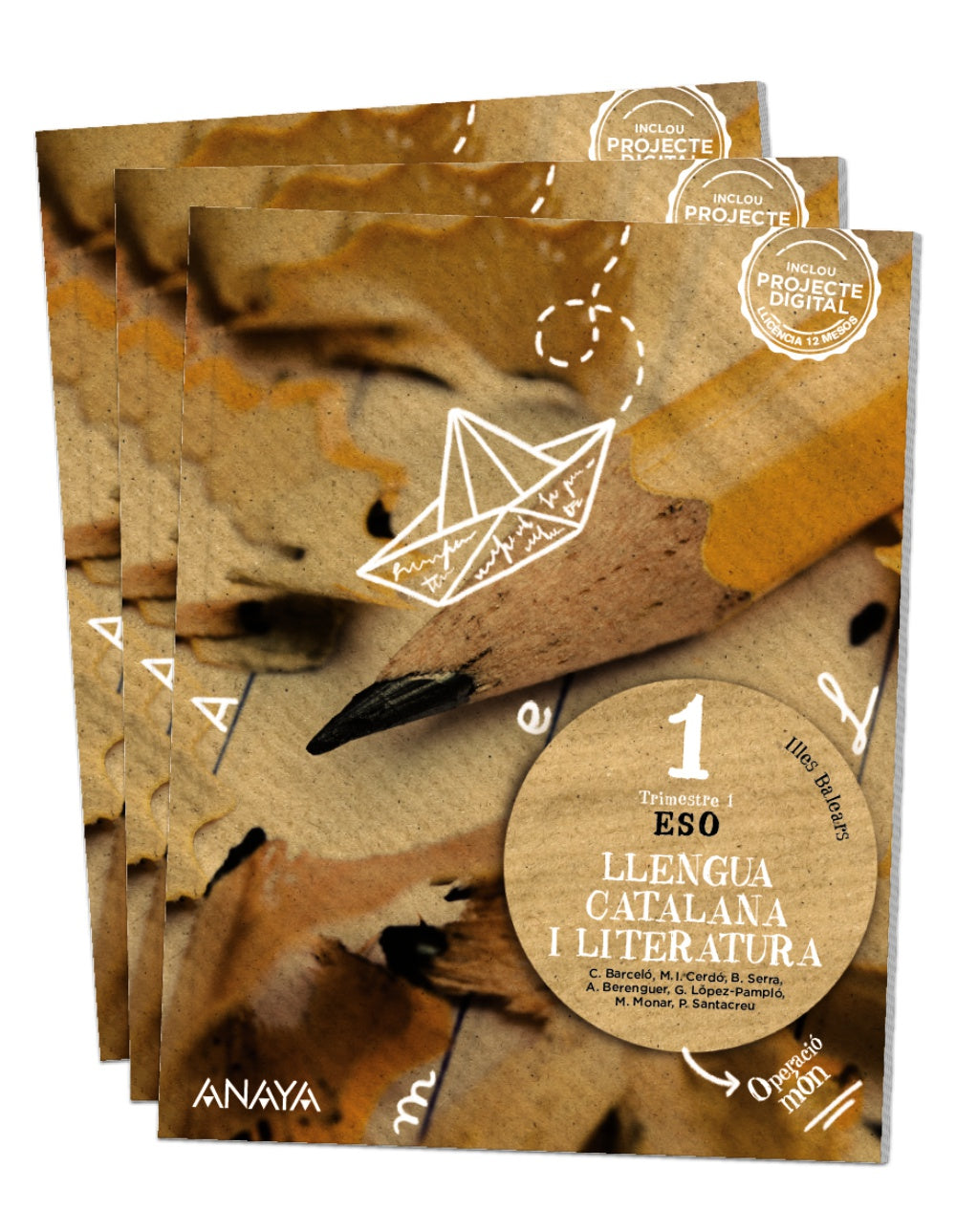 Llengua catalana i literatura 1. (1º ESO) Operació món | Varios autores | 9788414305041 (ANAYA TEXTO)