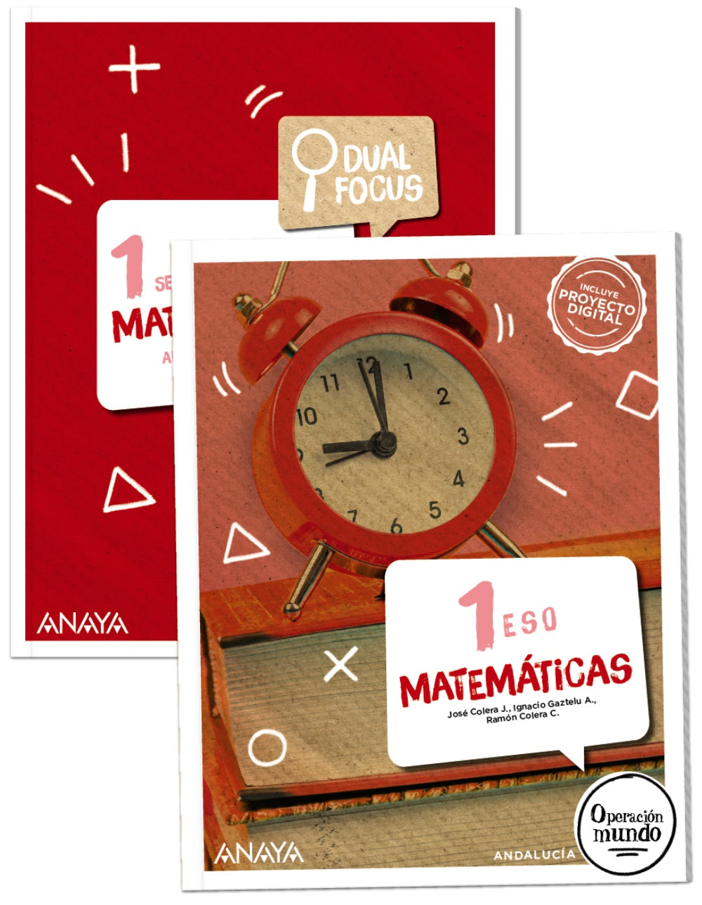 Matemáticas 1. + Dual Focus (1º ESO) Operación Mundo | Varios autores | 9788414305409 (ANAYA TEXTO) Imagen principal del producto