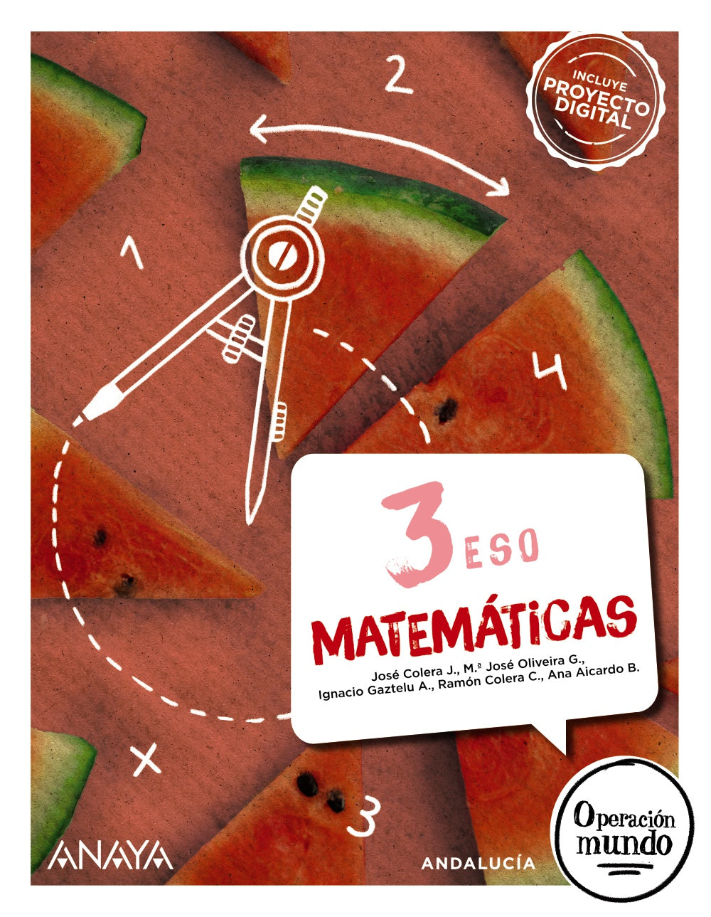 Matemáticas 3 (3º ESO) Operación Mundo | Varios autores | 9788414305515 (ANAYA TEXTO) Imagen principal del producto
