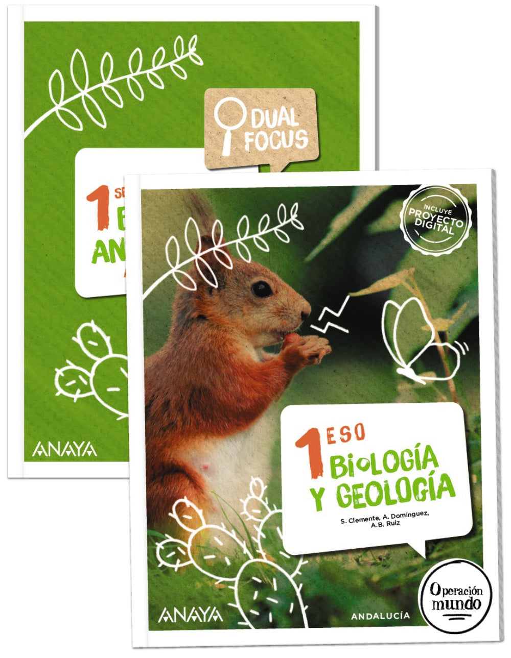 Biología y Geología 1. + Dual Focus (1º ESO) Operación Mundo | Varios autores | 9788414306284 (ANAYA TEXTO) Imagen principal del producto