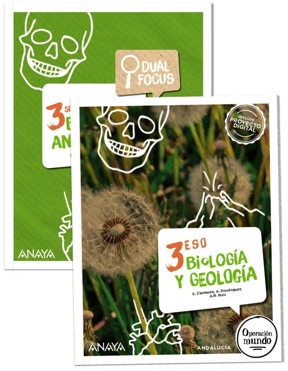 Biología y Geología 3. + Dual Focus (3º ESO) Operación Mundo | Varios autores | 9788414306369 (ANAYA TEXTO)