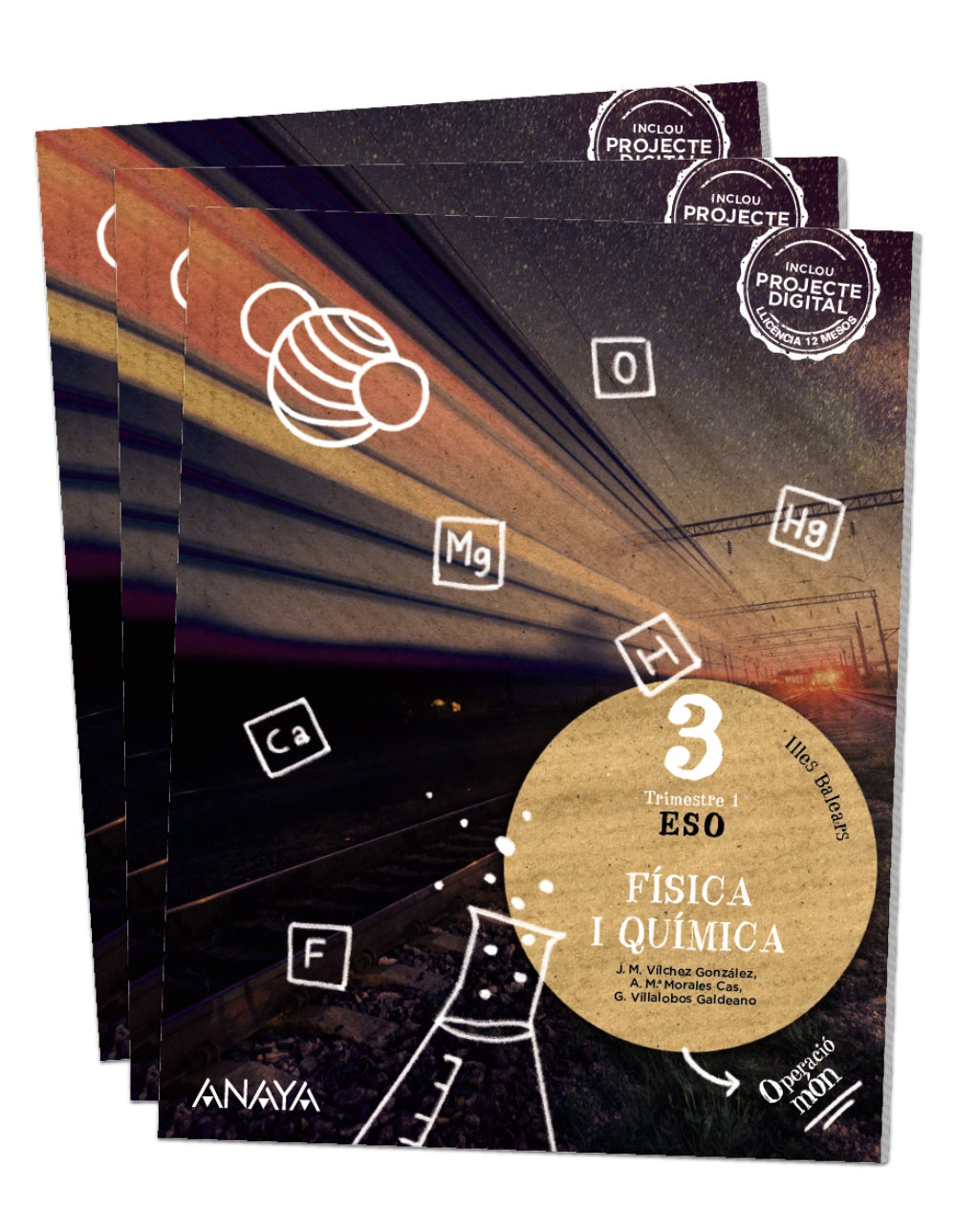 Física i Química 3. (3º ESO) Operació món | Varios autores | 9788414307045 (ANAYA TEXTO)